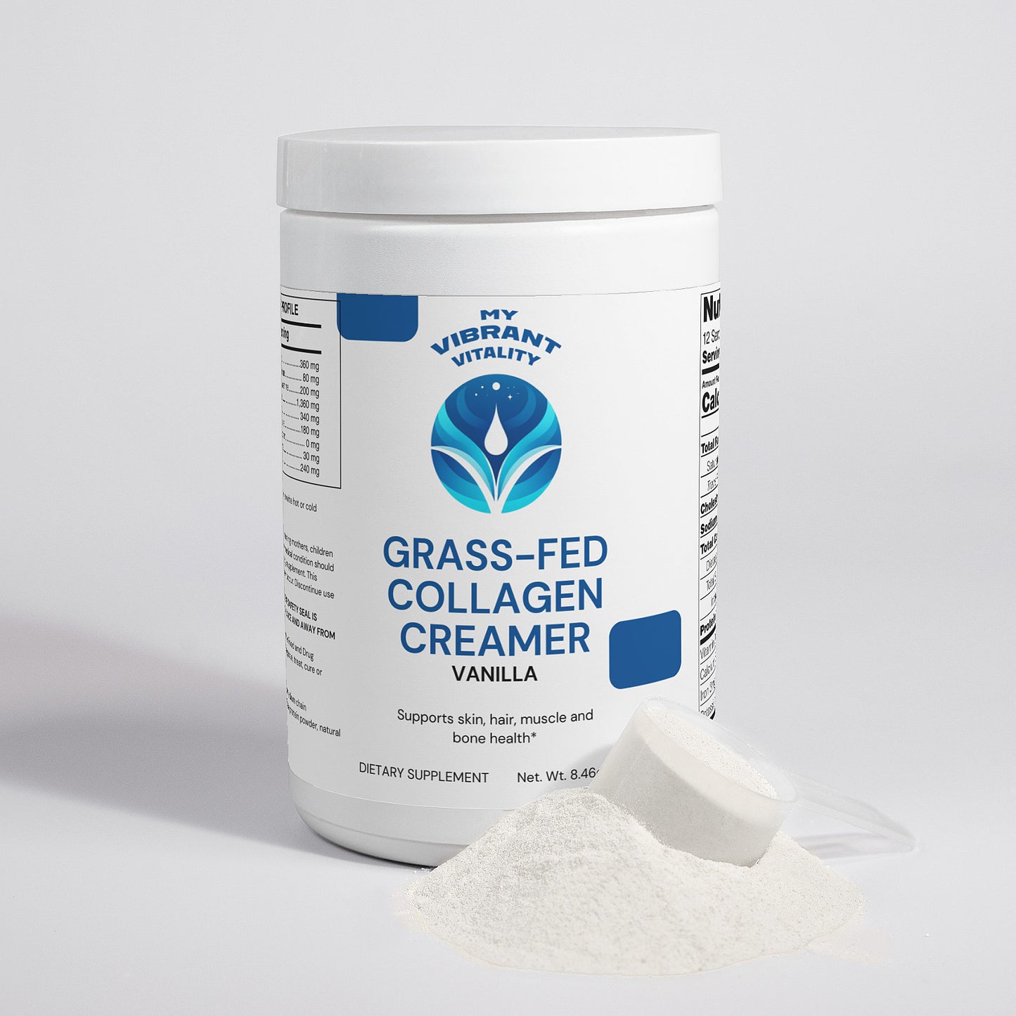 Grass-Fed Collagen Creamer (Vanilla)