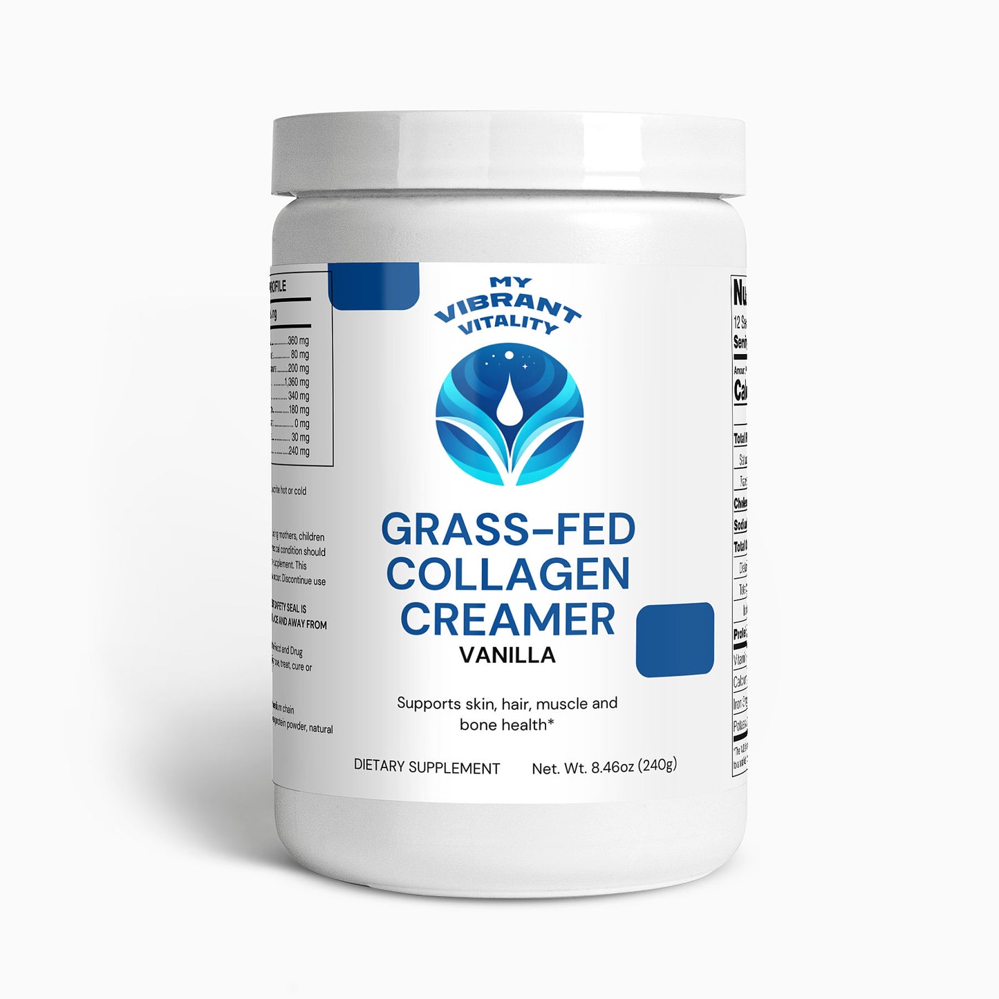 Grass-Fed Collagen Creamer (Vanilla)