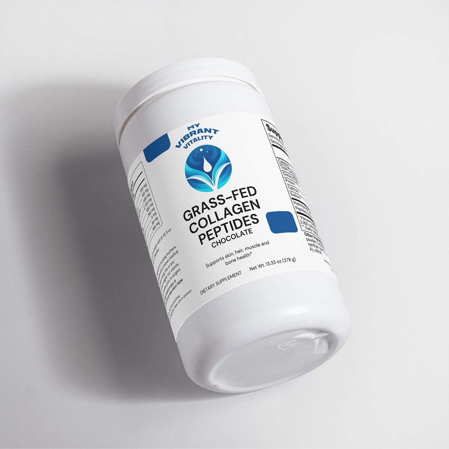 Grass-Fed Collagen Peptides Powder (Chocolate)