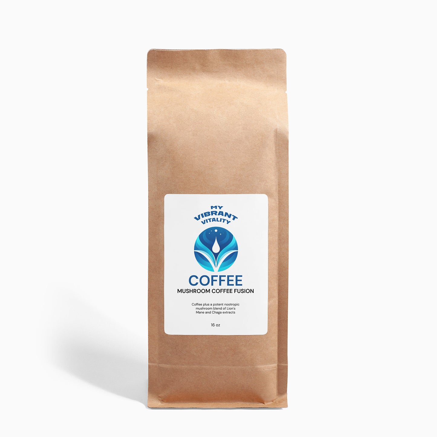 Mushroom Coffee Fusion - Lion’s Mane & Chaga 16oz