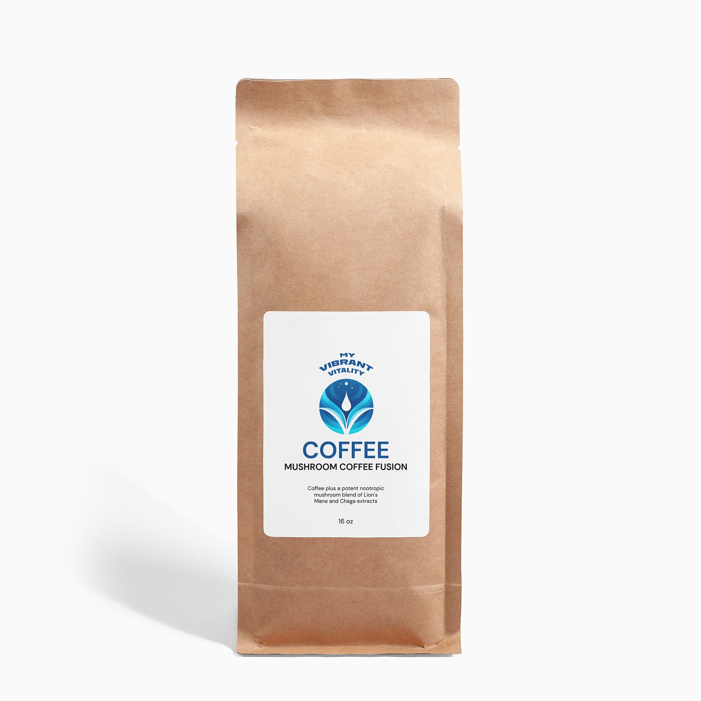 Mushroom Coffee Fusion - Lion’s Mane & Chaga 16oz