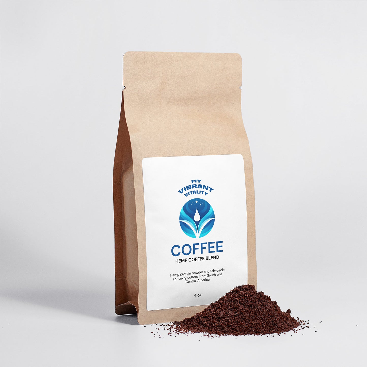 Organic Hemp Coffee Blend - Medium Roast 4oz