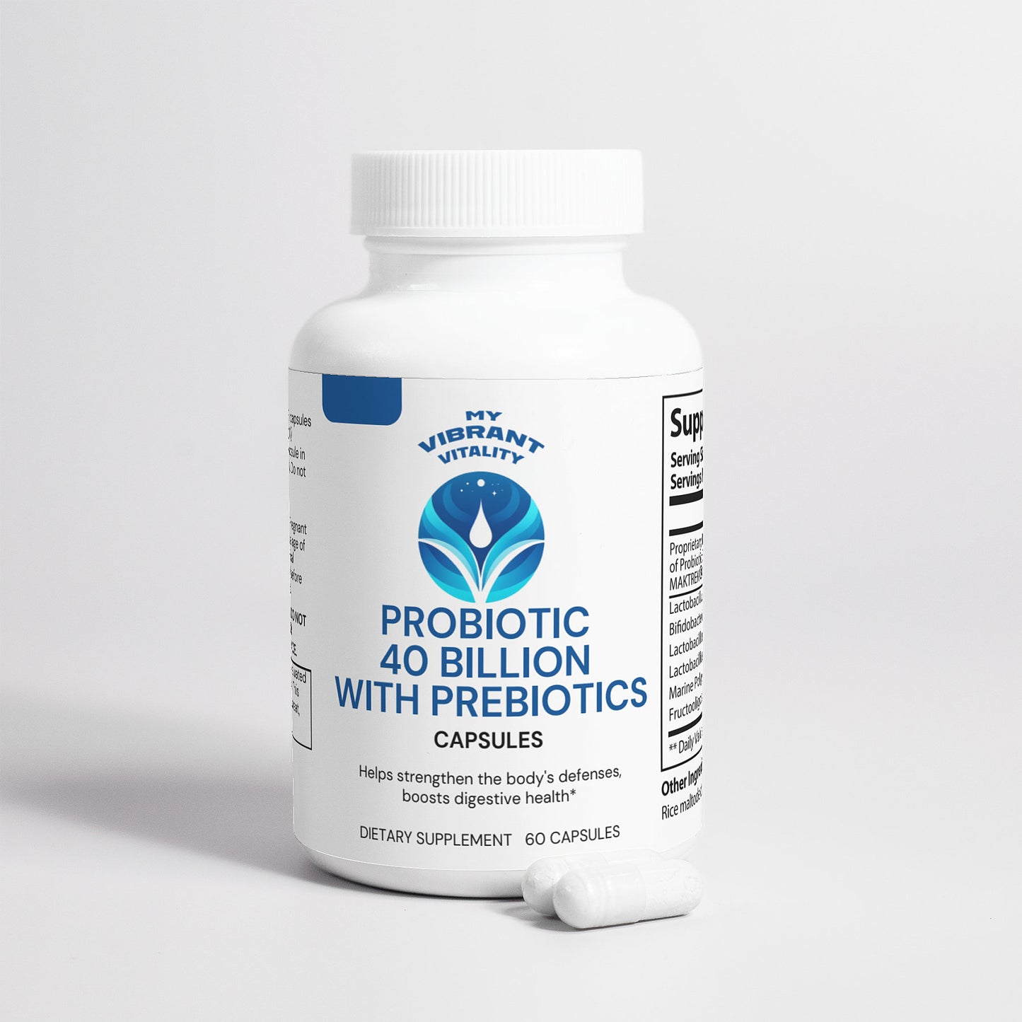 Probiotic 40 Billion with Prebiotics